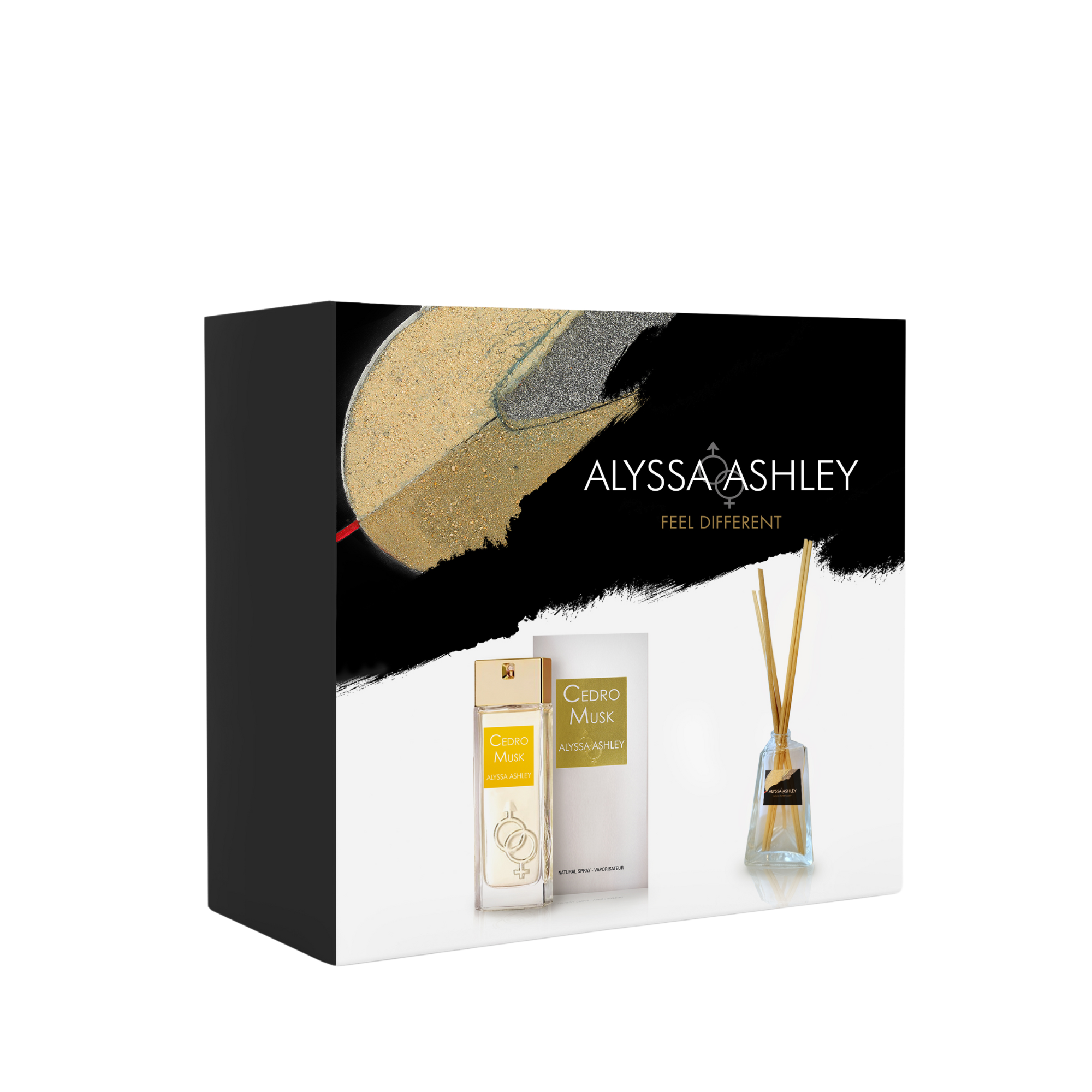 Cedro Musk + scented home diffuser set