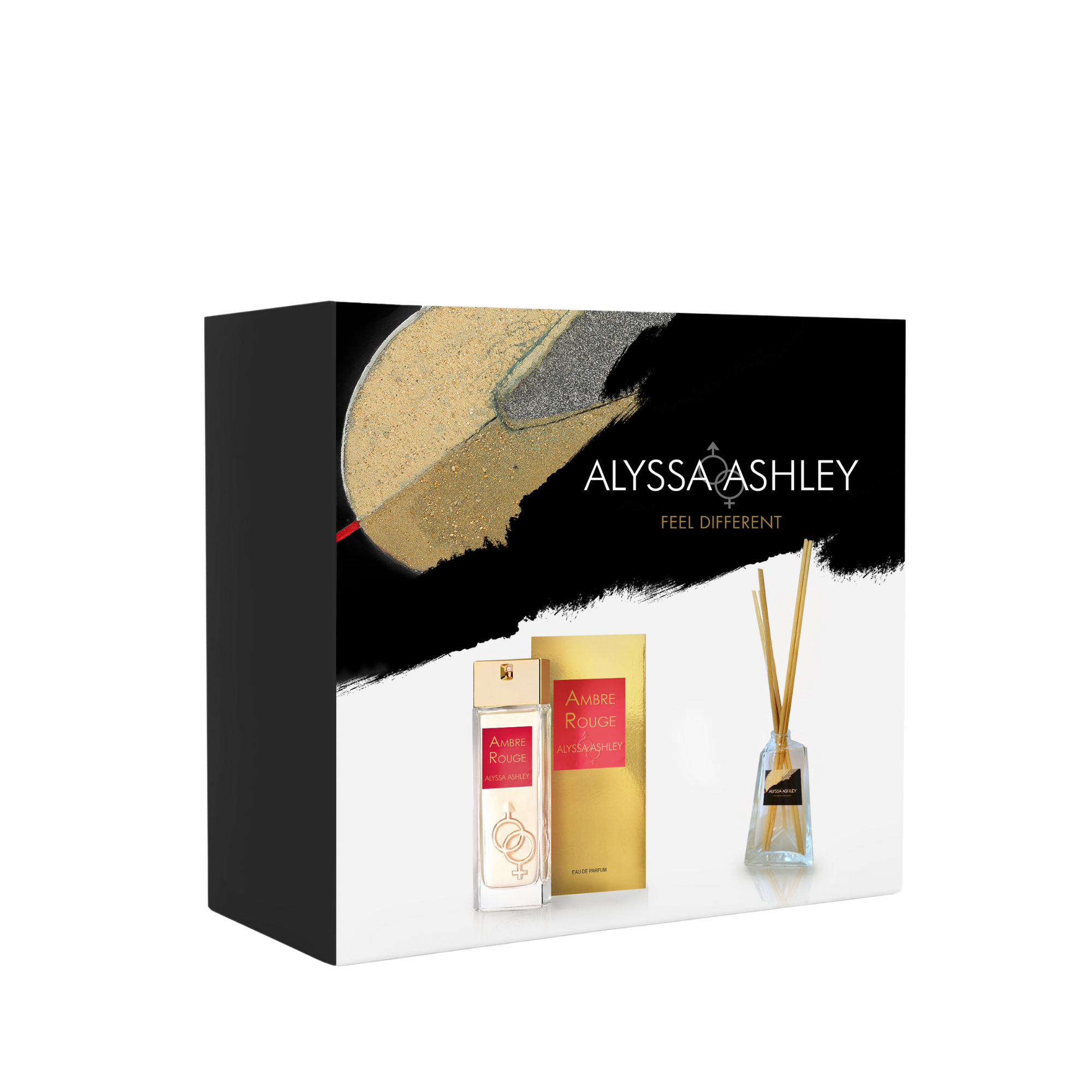 Ambre Rouge + scented home diffuser set