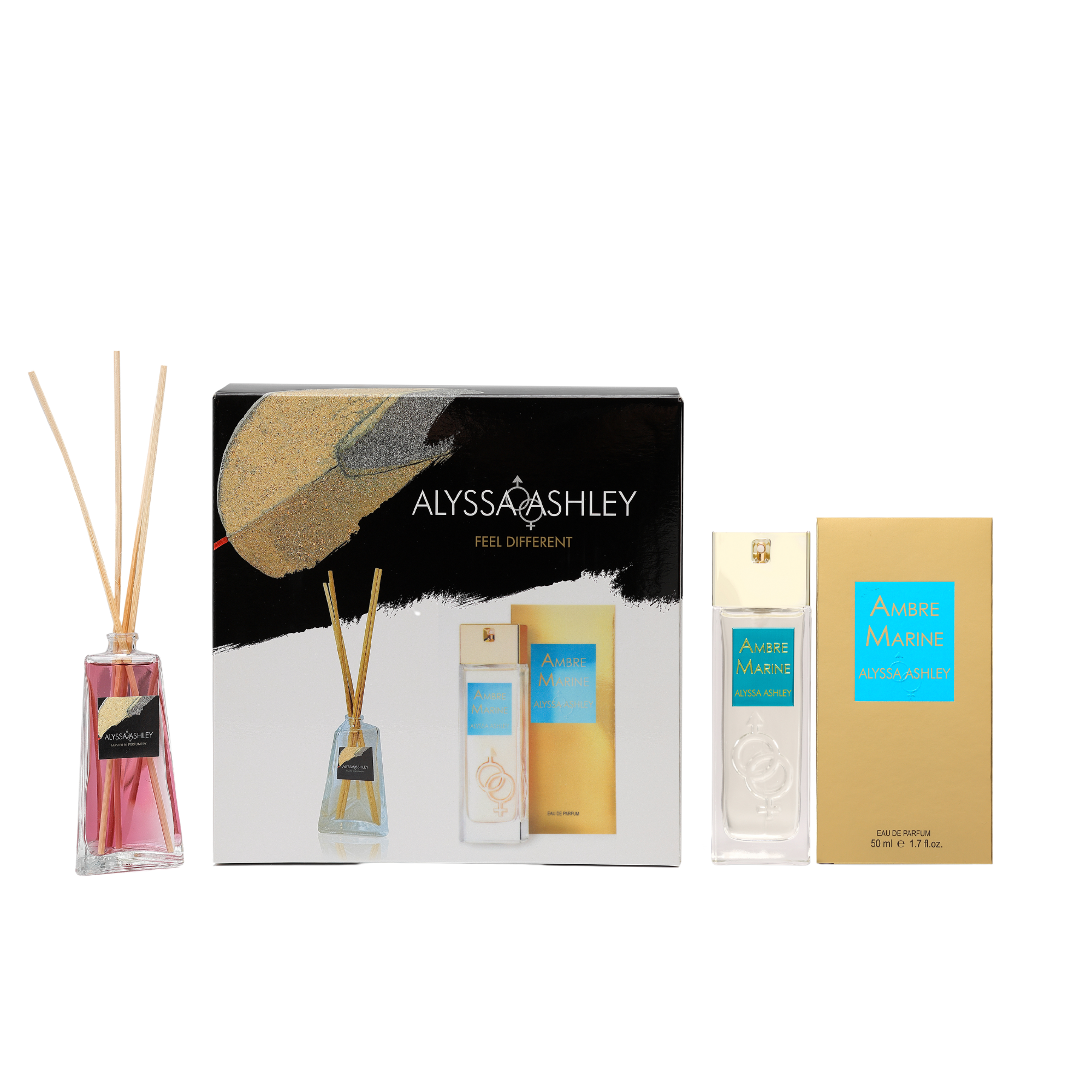 Ambre Marine + scented home diffuser set