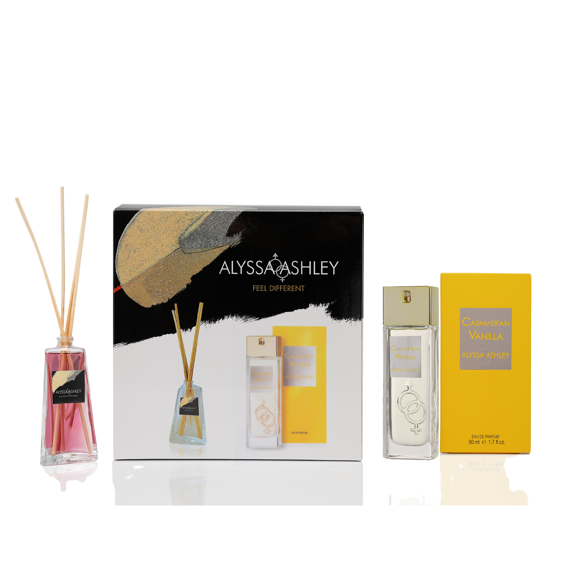 Cashmeran Vanilla + scented home diffuser set